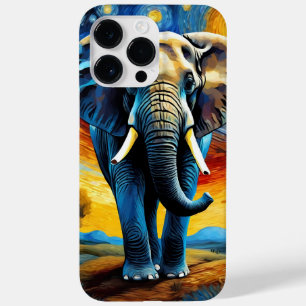 Elephant in the starry night Case-Mate iPhone 14 pro max case