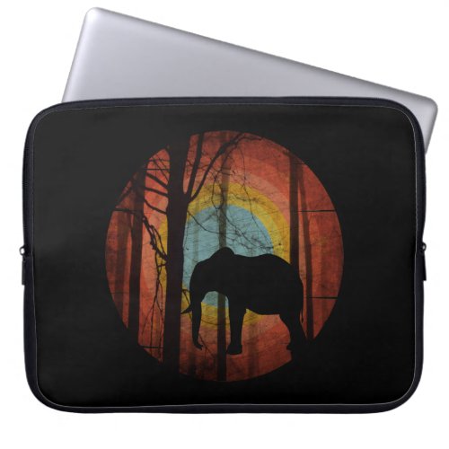 ELEPHANT IN THE WOODS FOREST LAPTOP SLEEVE