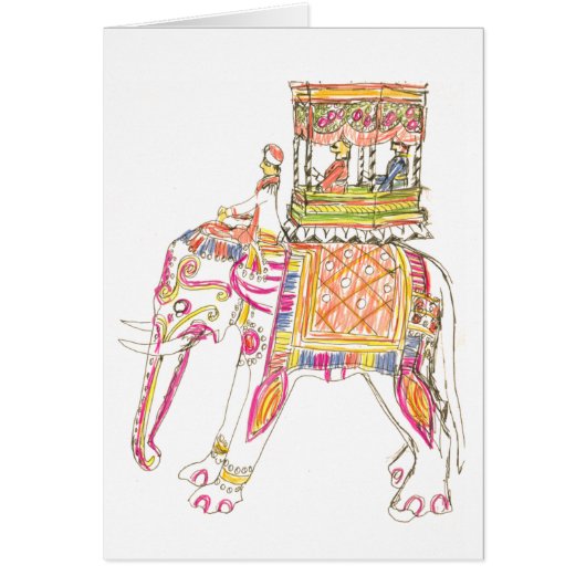 Elephant India Cards (Front)