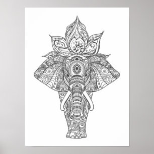 Elephant Inspired 3 Poster