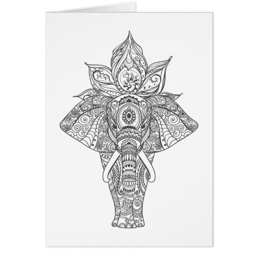 Elephant Inspired Cards (Front)