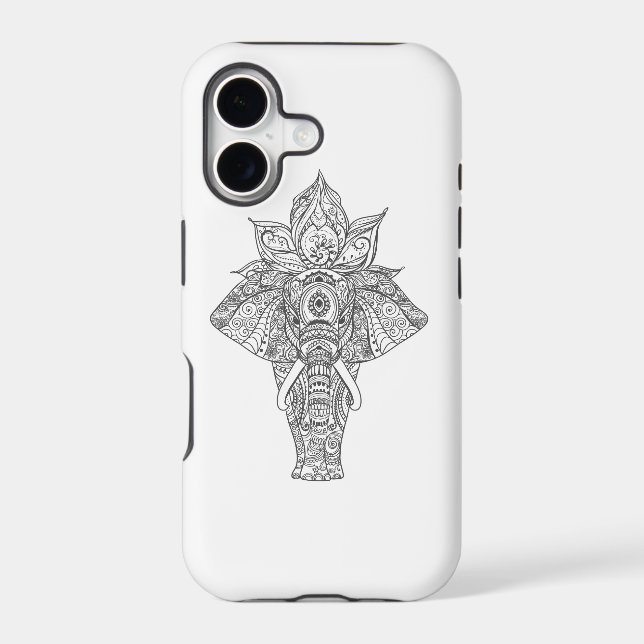 Elephant Inspired Iphone Case (Back)