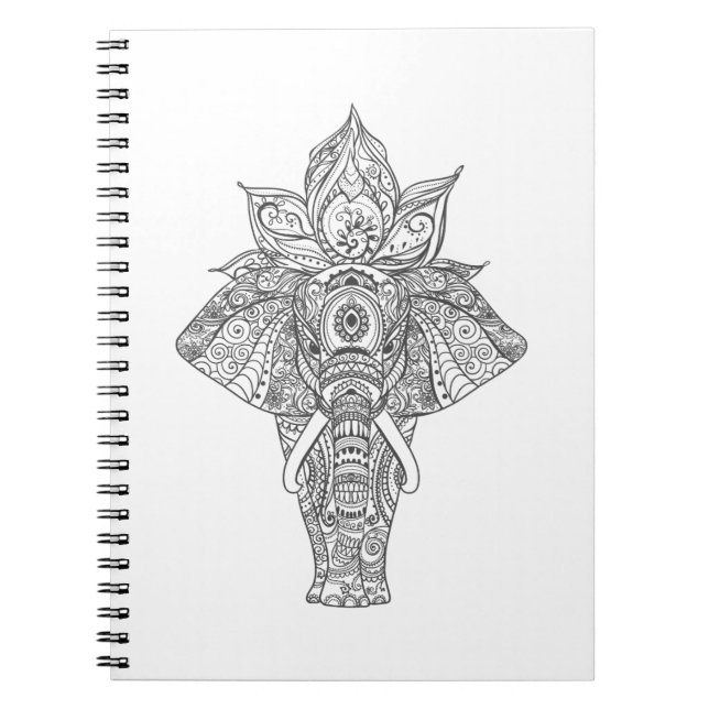 Elephant Inspired Notebook (Front)