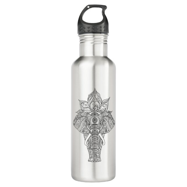 Elephant Inspired Water Bottle (Front)