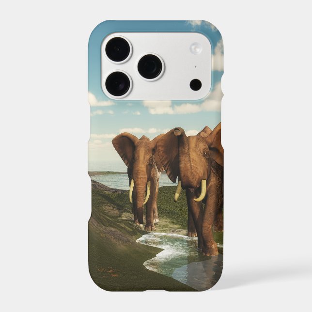 Elephant Iphone Case (Back)