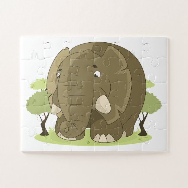 Elephant Jigsaw Puzzle (Horizontal)