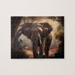 Elephant Jigsaw Puzzle - Jungle