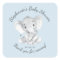 Elephant Jungle Animals Baby Shower Favor Sticker