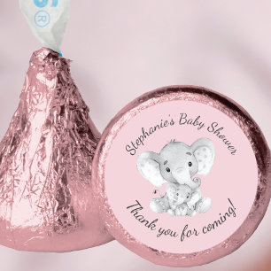 Elephant Jungle Animals Baby Shower  Hershey®'s Kisses®