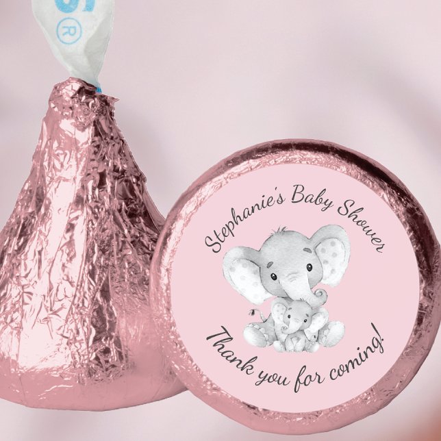 Elephant Jungle Animals Baby Shower  Hershey®'s Kisses® (Creator Uploaded)
