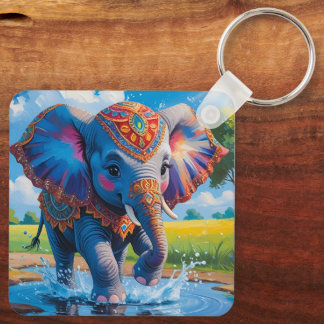 elephant keychain