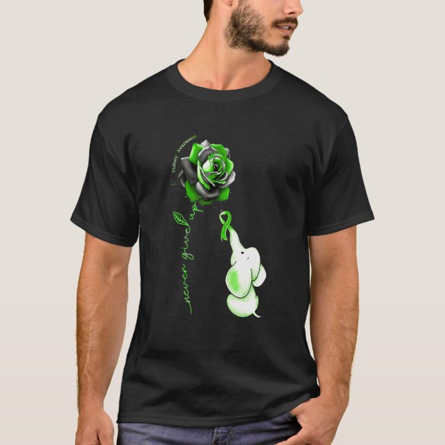 Elephant Kidney Disease Awareness For Men Women T-Shirt (Front)