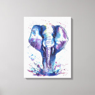 Elephant Kids art Canvas Print