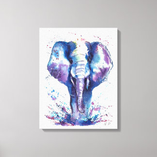 Elephant Kids art Canvas Print