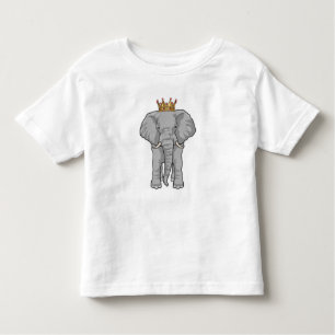 Elephant King Crown Toddler T-shirt