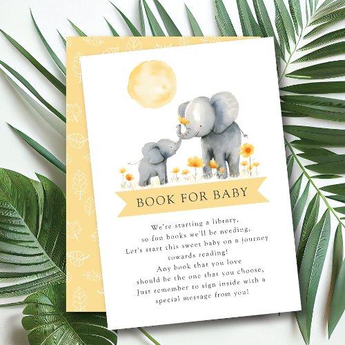 Elephant Kisses Book for Baby Enclosure Card