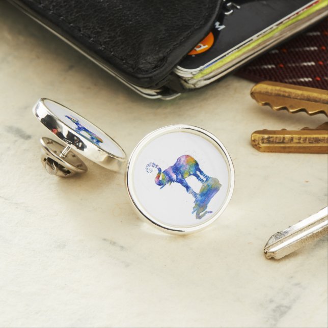 Elephant Lapel Pin (In Situ)