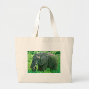 Elephant Large Tote Bag