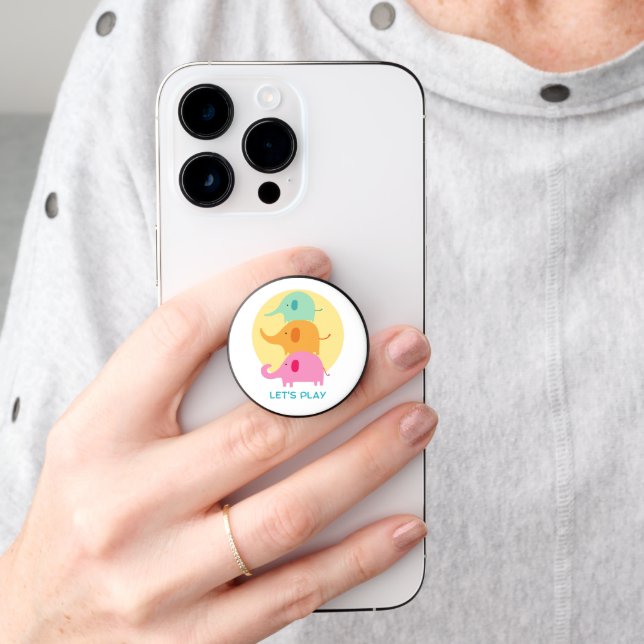 elephant , let's play PopSocket (Hand)