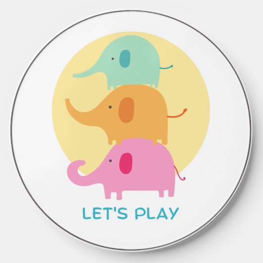 elephant , let's play wireless charger (Front)