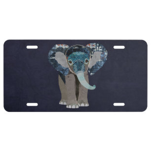 Elephant License Plate