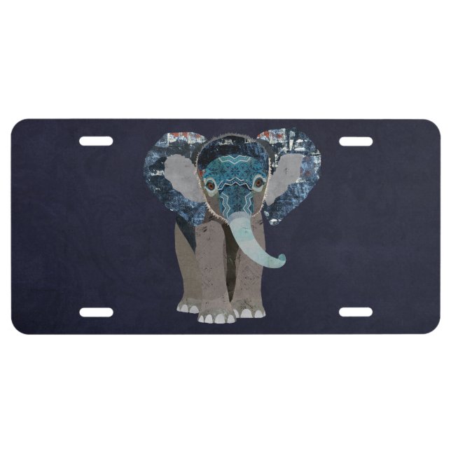 Elephant License Plate (Front)