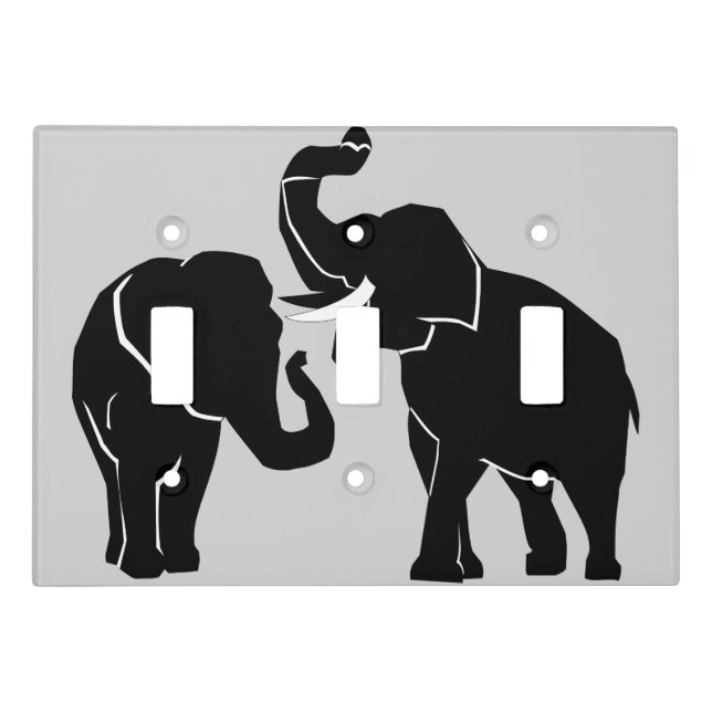Elephant Light Switch Cover (Front)