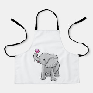 Elephant Lollipop Apron
