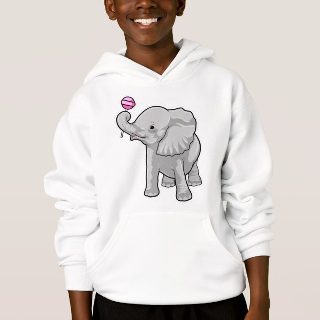 Elephant Lollipop Hoodie (Front)
