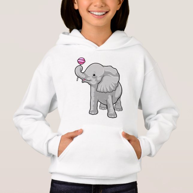 Elephant Lollipop Hoodie (Front)
