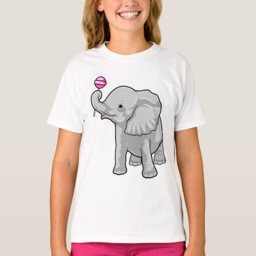 Elephant Lollipop T_Shirt