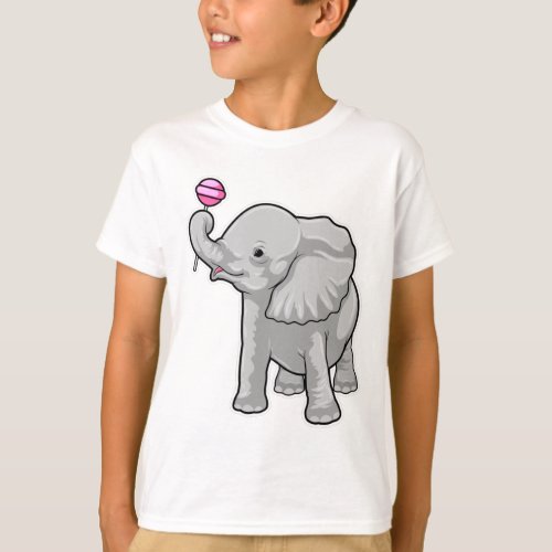 Elephant Lollipop T_Shirt