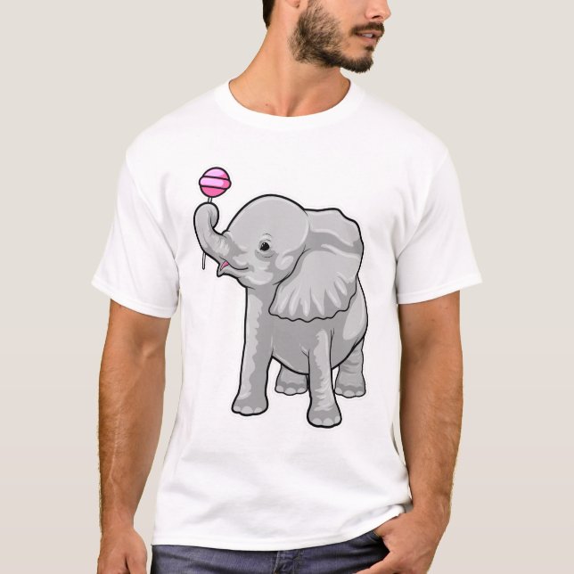 Elephant Lollipop T-Shirt (Front)