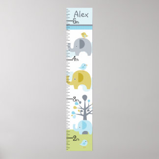 Elephant Love Growth Chart Keep at 8x44!
