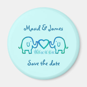 elephant love magnet