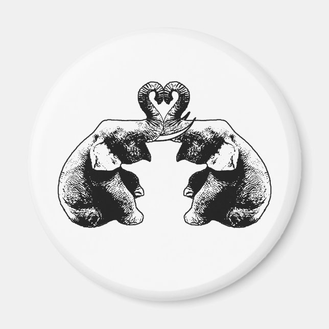Elephant Love Magnet (Front)