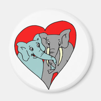 Elephant Love Magnet
