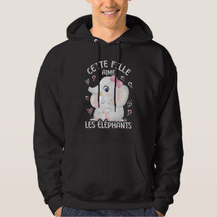 Elephant Love Mom Elephant And Baby Youth Hoodie