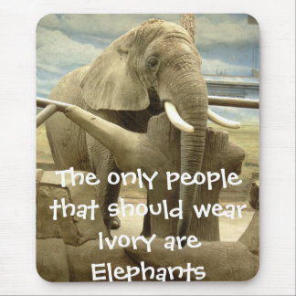 Elephant Love Mouse Pad