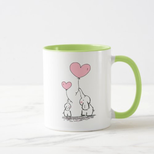 Elephant Love Mug