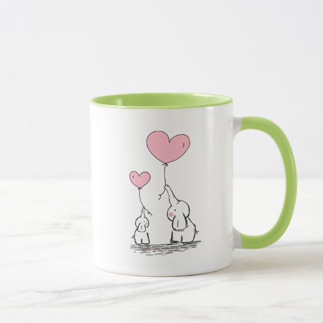 Elephant Love Mug (Right)