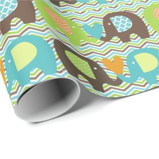 Elephant Love Wrapping Paper
