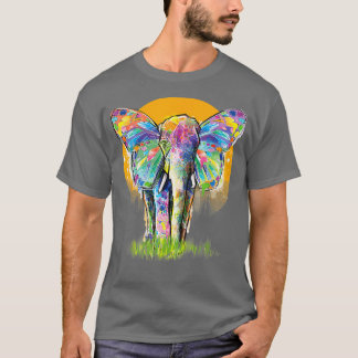 Elephant Lover Graphic Elephant T-Shirt