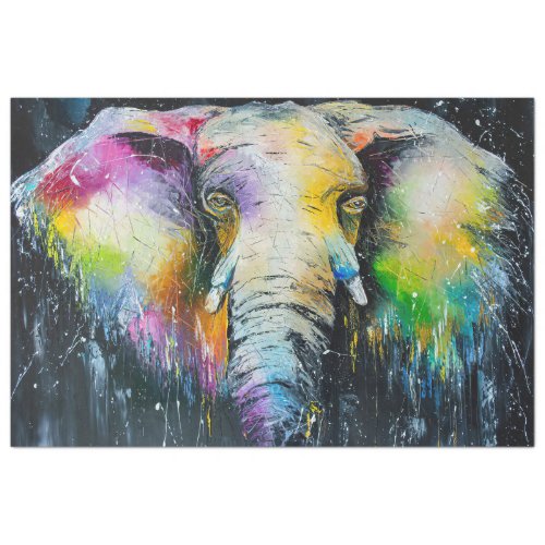 Elephant Lover The Elephant Watercolor Tissue Paper