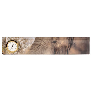 Elephant Lovers Art Name Plate