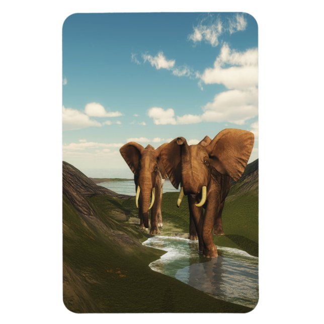 Elephant Magnet (Vertical)