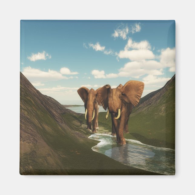 Elephant Magnet (Front)