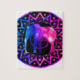 Elephant Mandala Jigsaw Puzzle