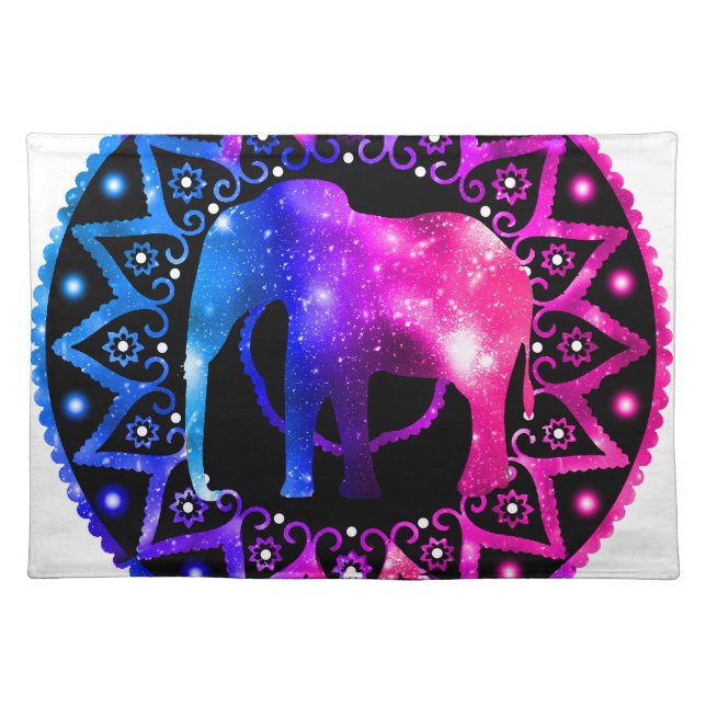 Elephant Mandala Placemat (Front)