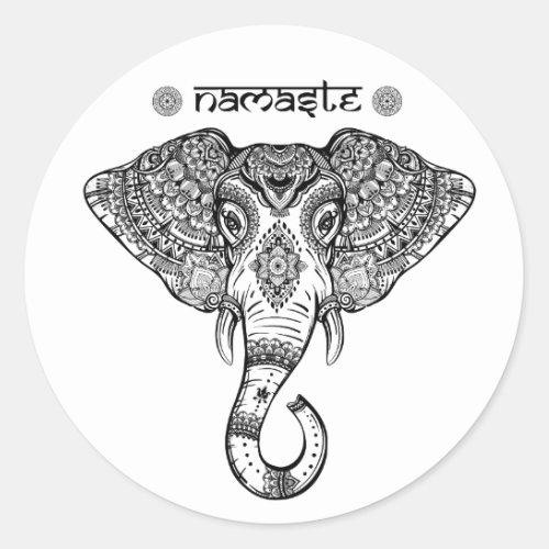 Elephant Mandala sticker